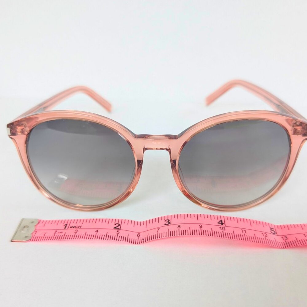 Saint Laurent Women's Pink Acetate Classic 6 Gradient Sunglasses Full Inclusion - Picture 10 of 12
